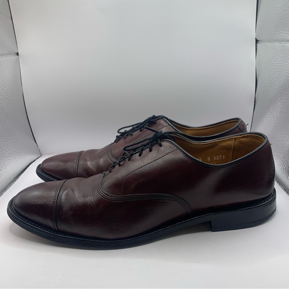 Allen Edmonds Park Avenue Oxford Cap-Toe Oxfords Size 9.5 - Picture 4 of 13
